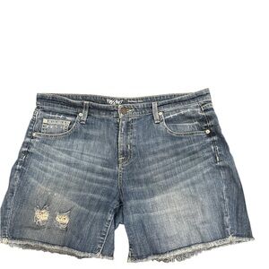 Mossimo Supply Co. Distressed Blue Jean Shorts